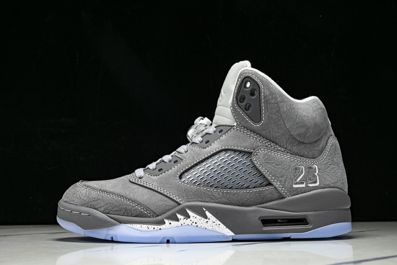 AJ5 尺码:36-47.5纯原出品-Air Jordan 5 Wolf Grey AJ5 乔5狼灰 D