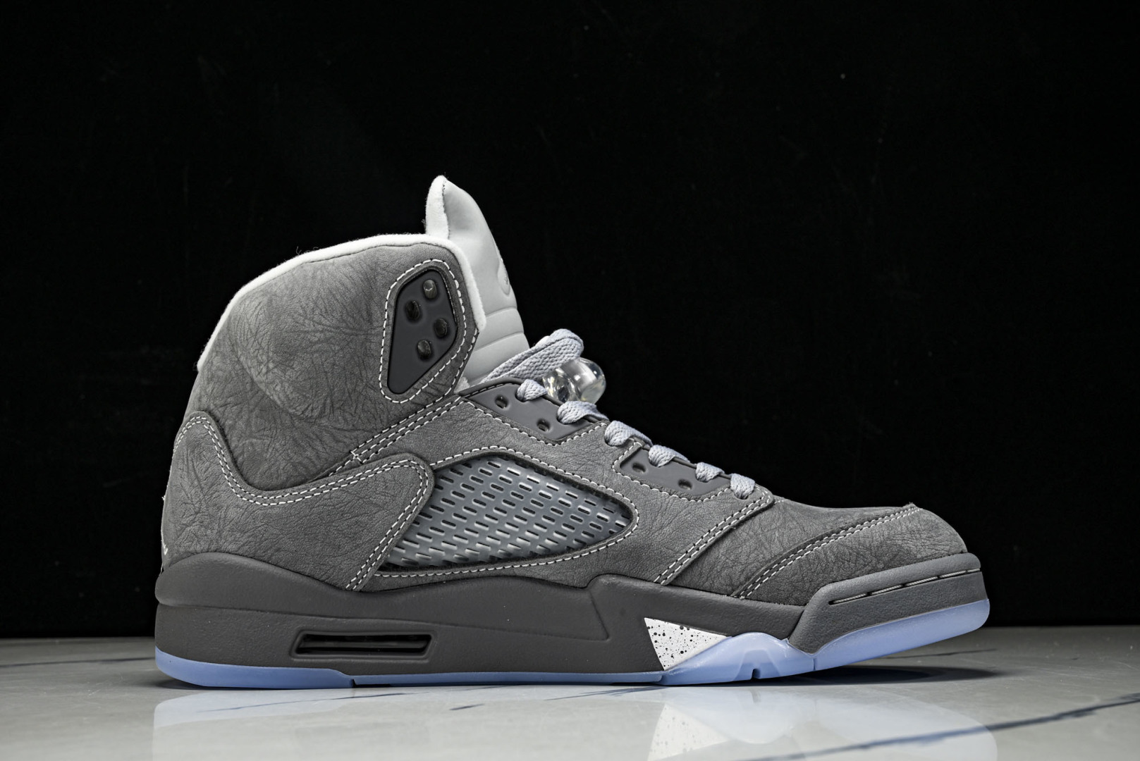 AJ5 尺码:36-47.5纯原出品-Air Jordan 5 Wolf Grey AJ5 乔5狼灰 D