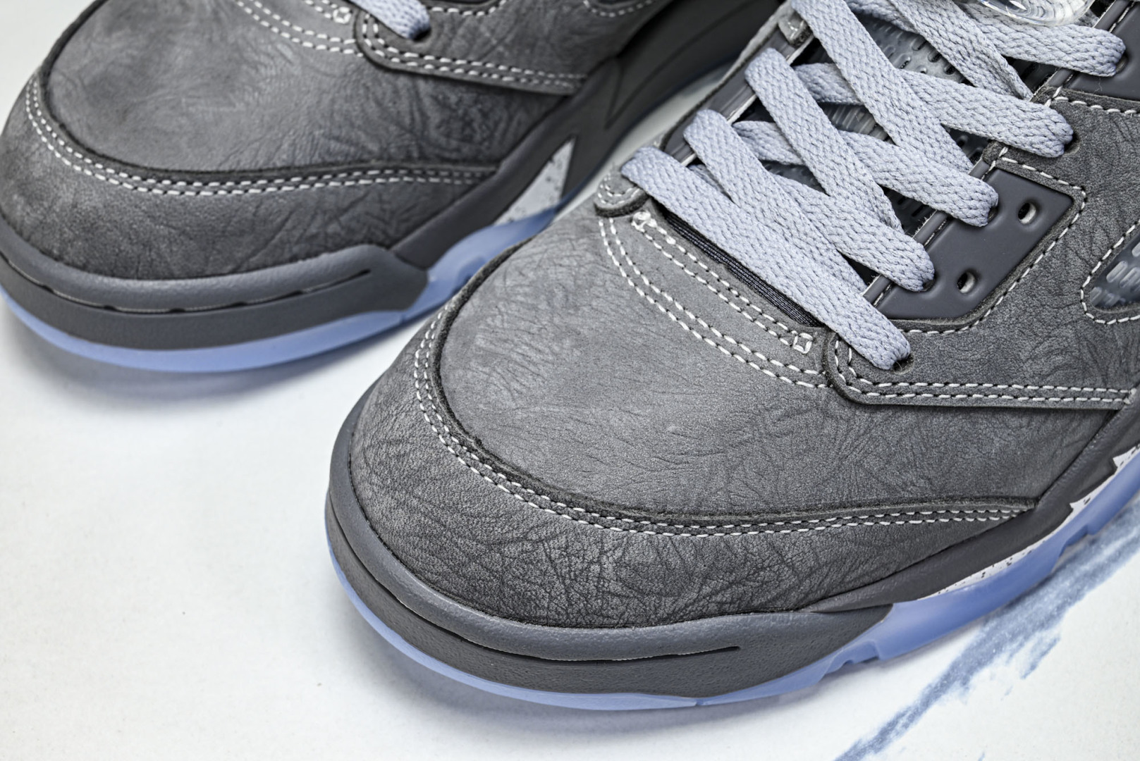 AJ5 尺码:36-47.5纯原出品-Air Jordan 5 Wolf Grey AJ5 乔5狼灰 D