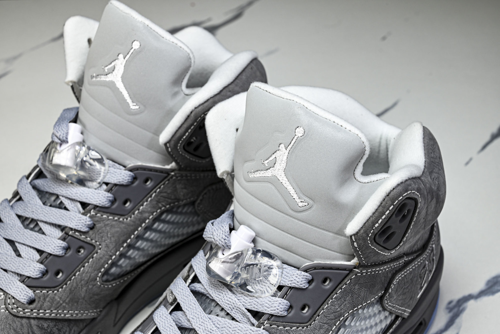 AJ5 尺码:36-47.5纯原出品-Air Jordan 5 Wolf Grey AJ5 乔5狼灰 D