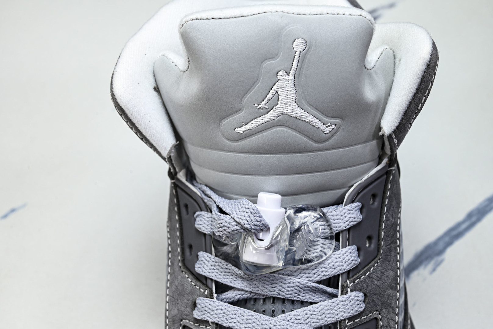 AJ5 尺码:36-47.5纯原出品-Air Jordan 5 Wolf Grey AJ5 乔5狼灰 D
