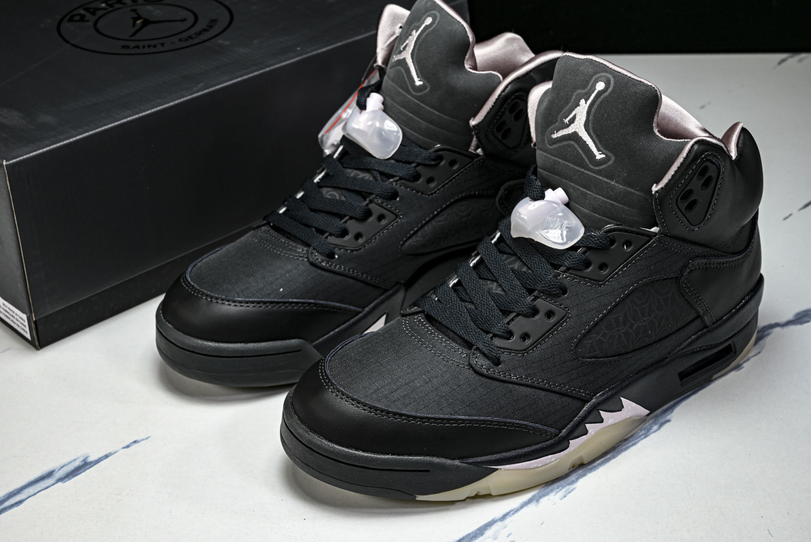 AJ5 尺码:36-47.5纯原出品-PSG x Air Jordan 5 Retro Off Noir
