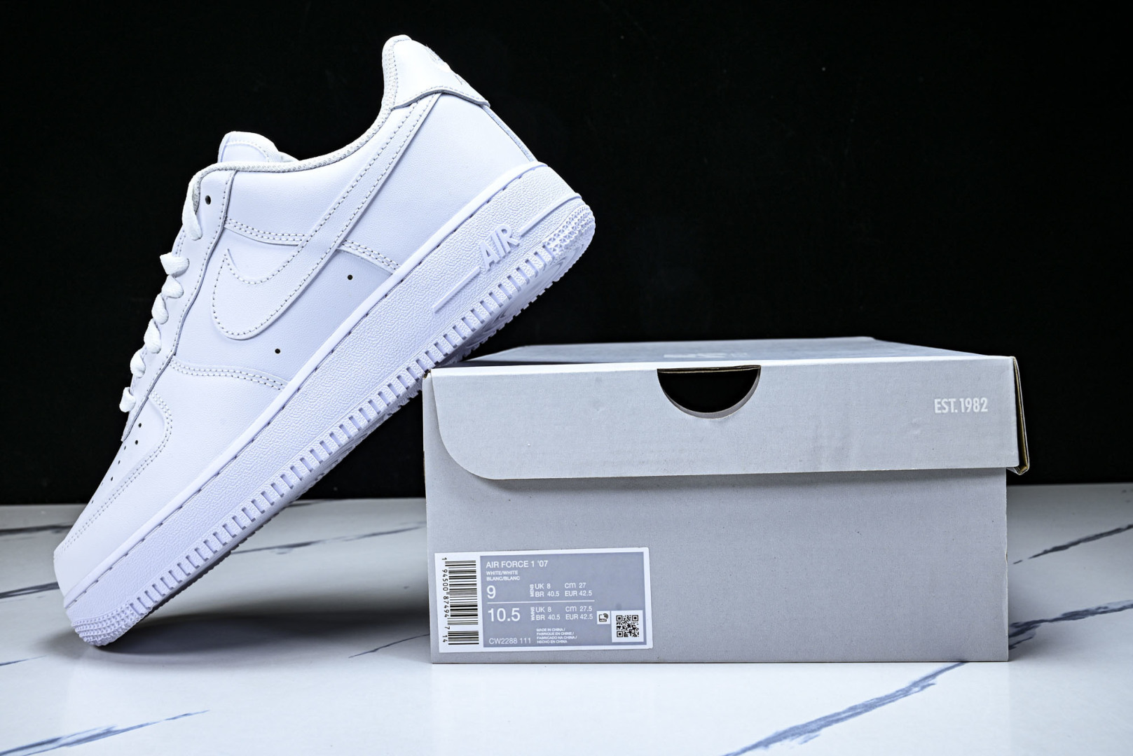 (PK版)Nk Air Force 1'07 Low 全白 空军一号低帮休闲板鞋 CW2288-111#