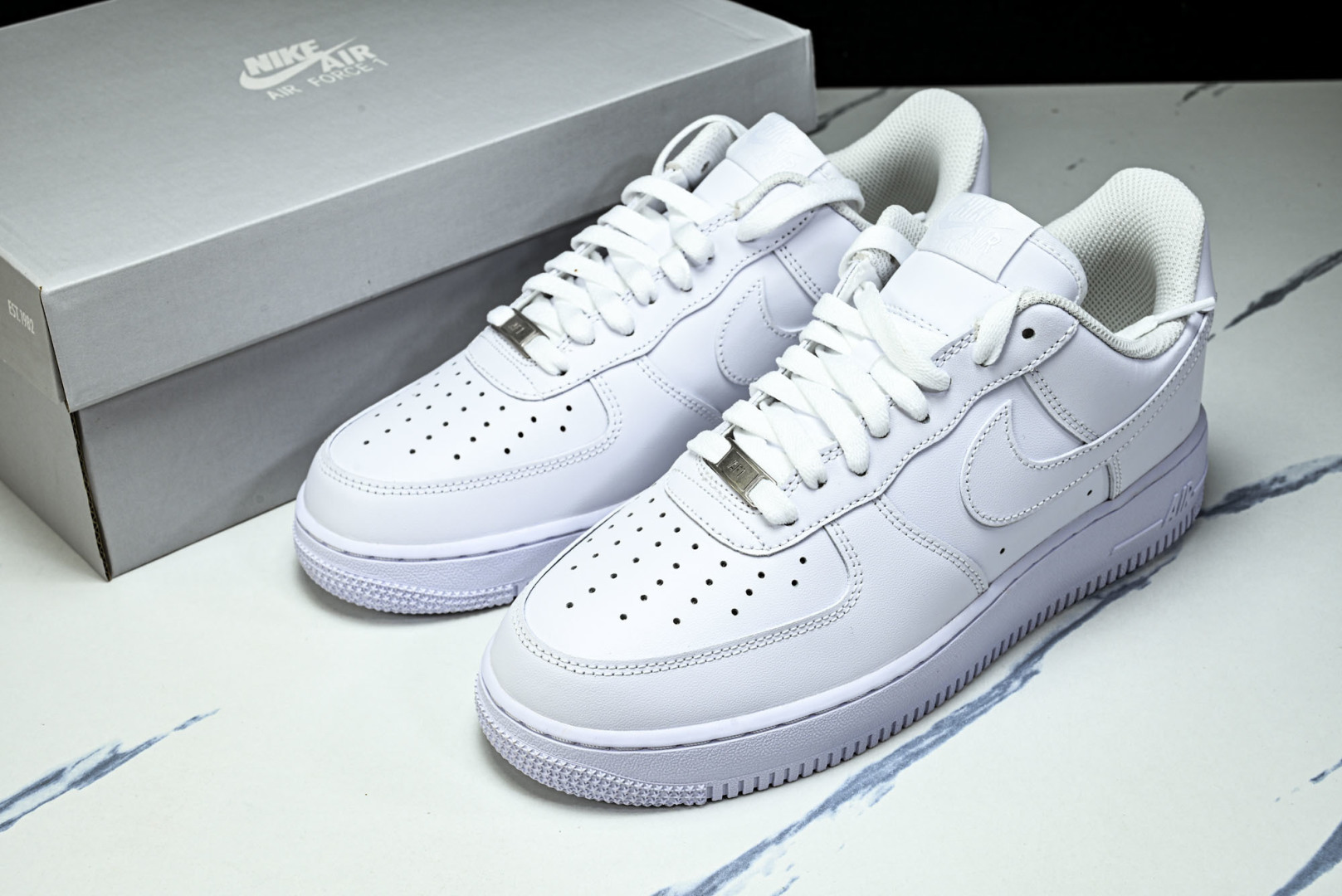 (PK版)Nk Air Force 1'07 Low 全白 空军一号低帮休闲板鞋 CW2288-111#