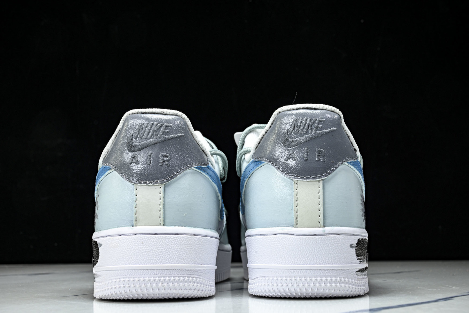 NK Air Force 1'07 Low Grey Tune Era 手绘涂鸦 灰调纪元 空军一号低帮