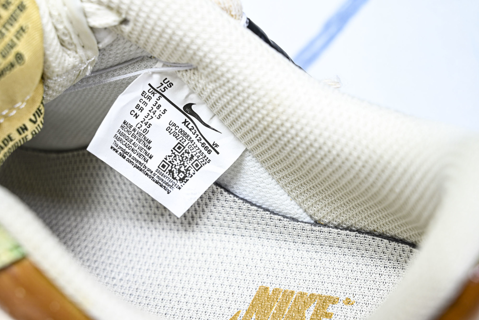 NK Air Force 1'07 Low Milk Coffee Bear 手绘涂鸦 奶咖小熊 空军一