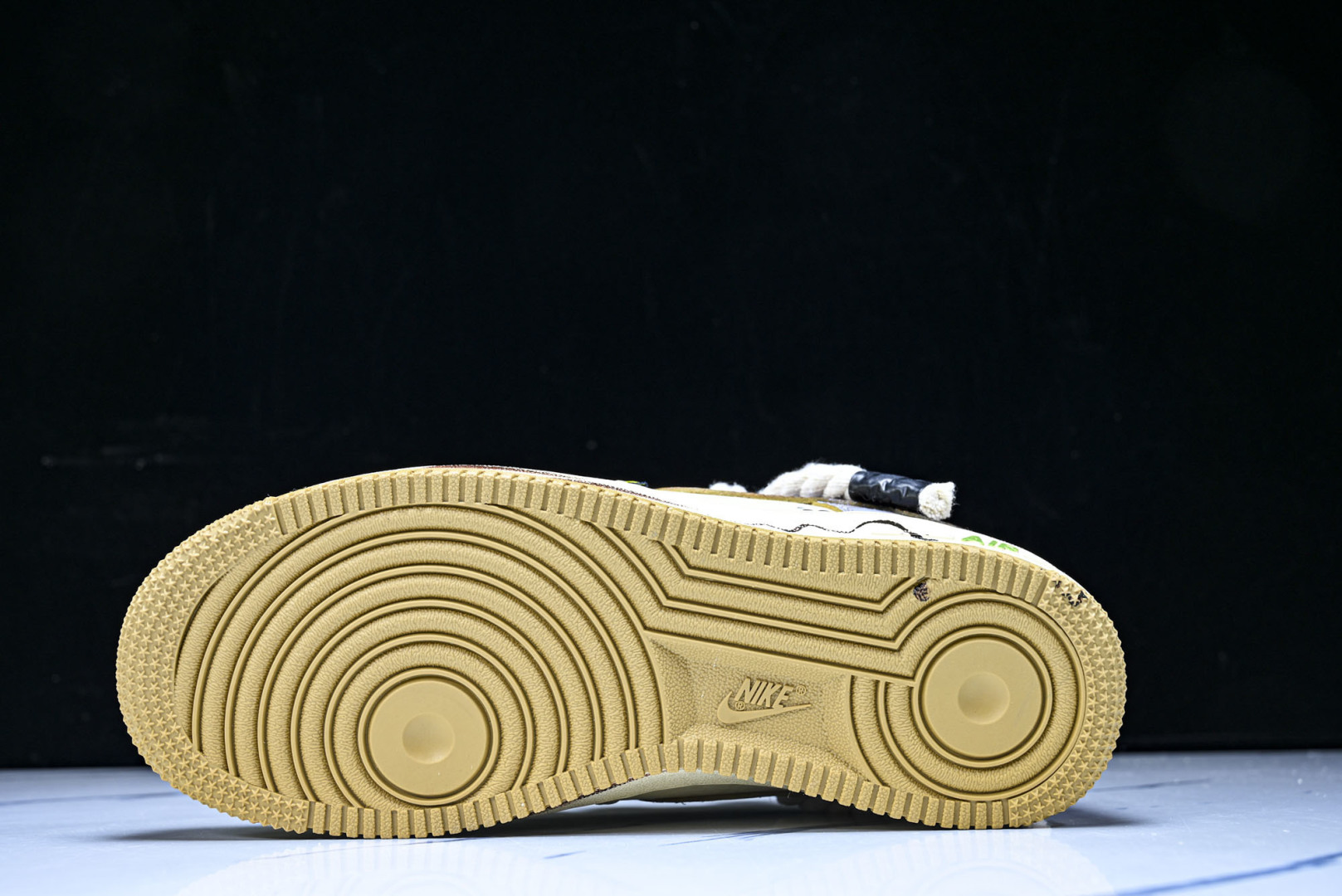 NK Air Force 1'07 Low Milk Coffee Bear 手绘涂鸦 奶咖小熊 空军一