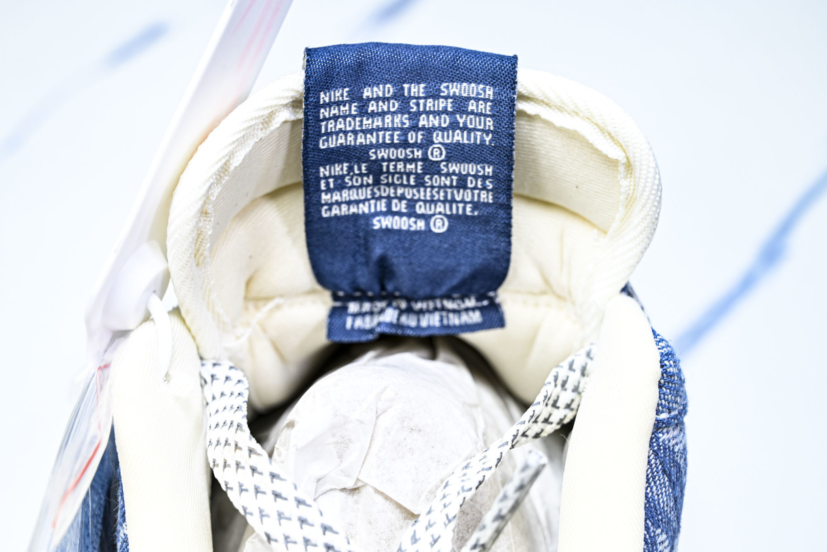 NK Air Force 1'07 Low LV联名 白牛仔蓝 空军一号低帮休闲板鞋 YF9511-81