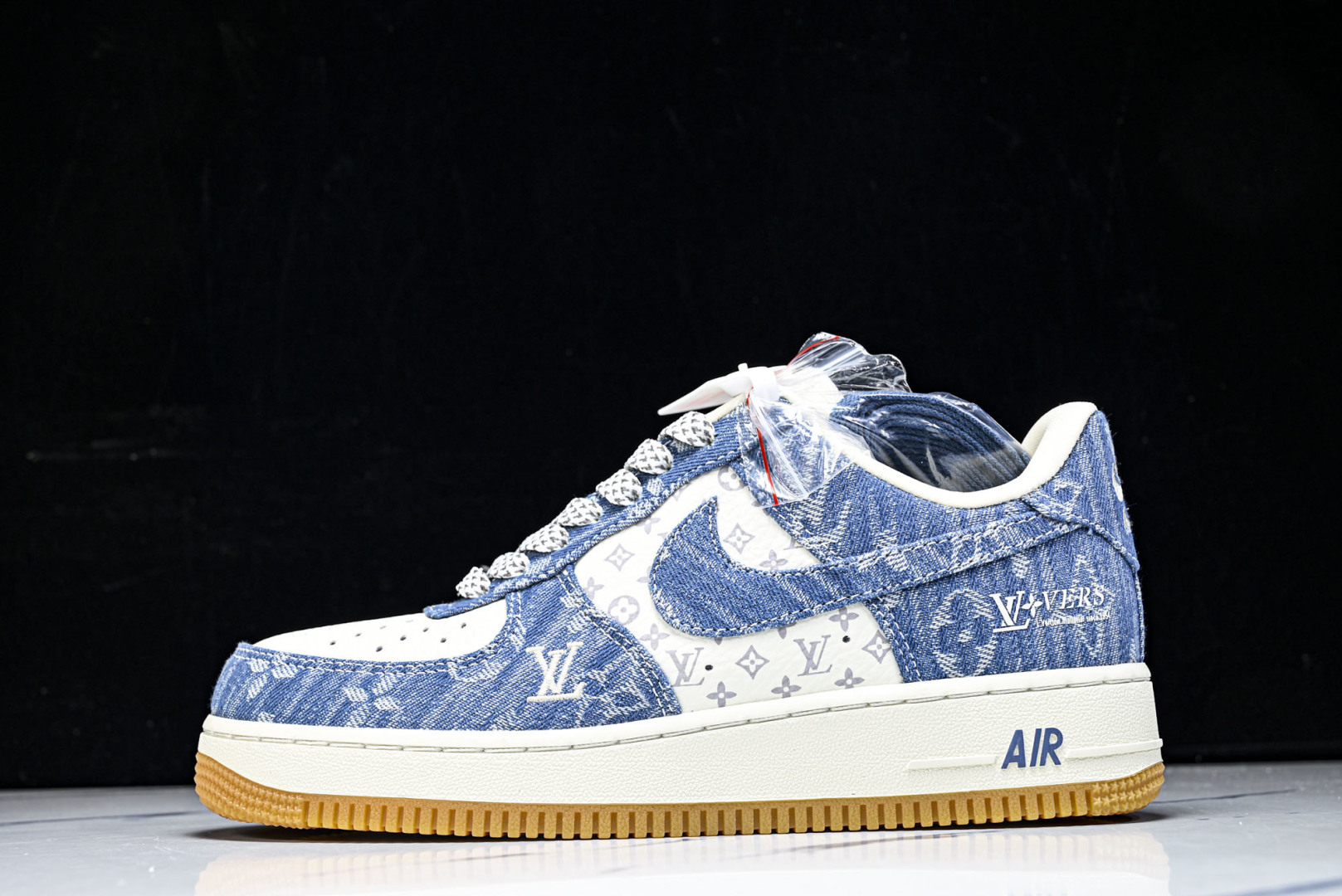 NK Air Force 1'07 Low LV联名 白牛仔蓝 空军一号低帮休闲板鞋 YF9511-81