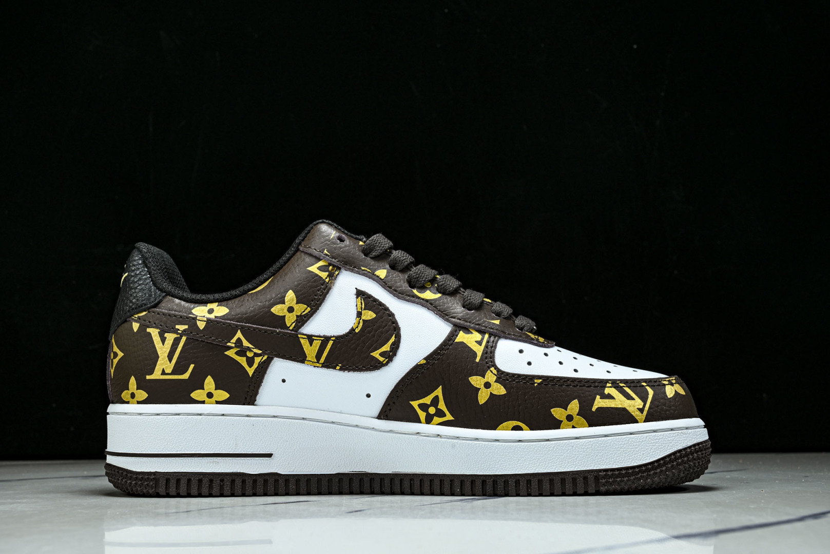 NK Air Force 1'07 Low LV联名 经典白棕 空军一号低帮休闲板鞋 CZ3986-00