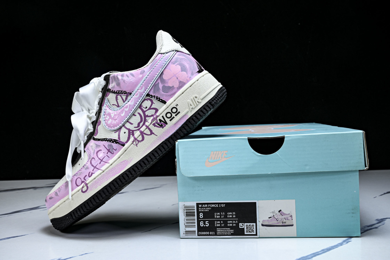 NK Air Force 1'07 Low LV联名 空军一号低帮休闲板鞋 ZG8800 811#尺码 