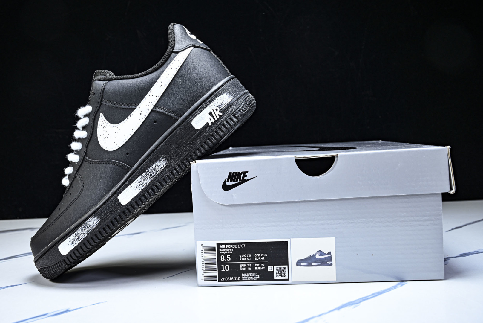 NK Air Force 1'07 Low 暗影武士 空军一号低帮休闲板鞋 ZH0316-11015#尺