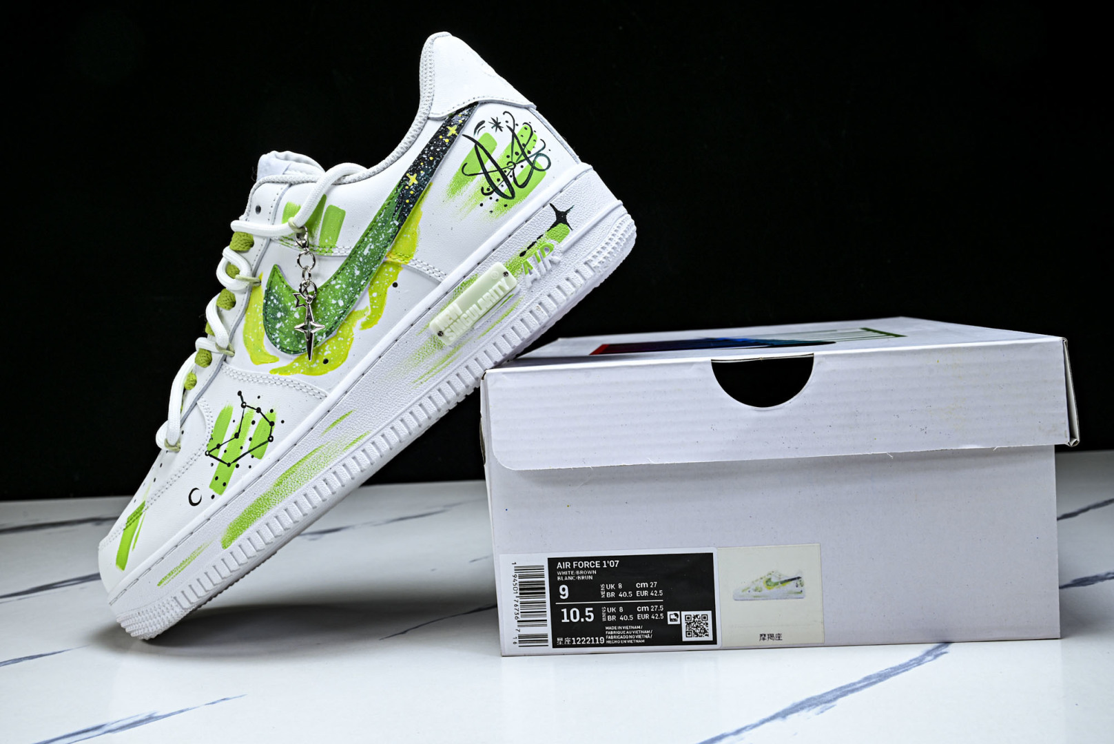 NK Air Force 1'07 Low 定制款 空军一号低帮休闲板鞋 CW2288-111#尺码 3