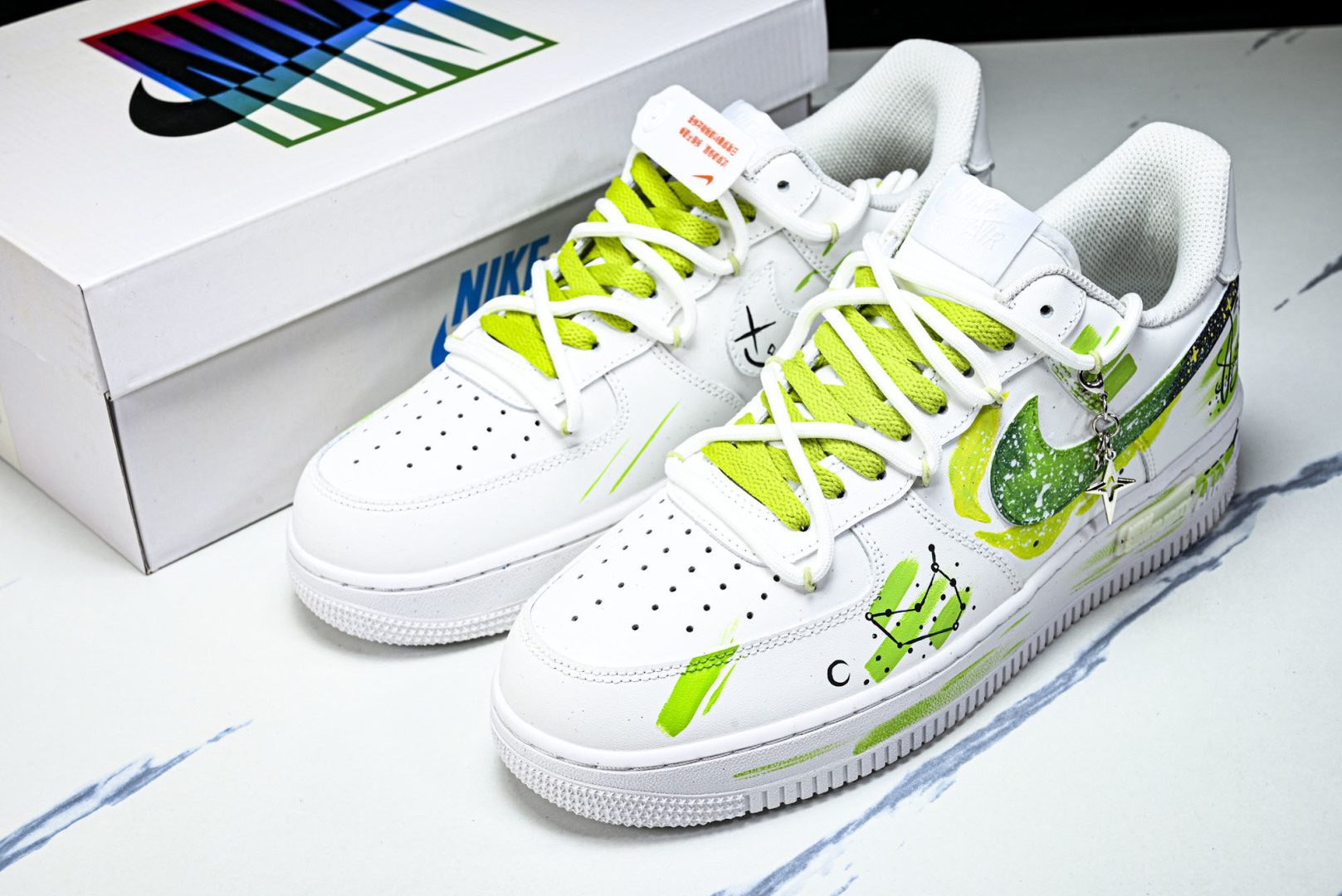 NK Air Force 1'07 Low 定制款 空军一号低帮休闲板鞋 CW2288-111#尺码 3