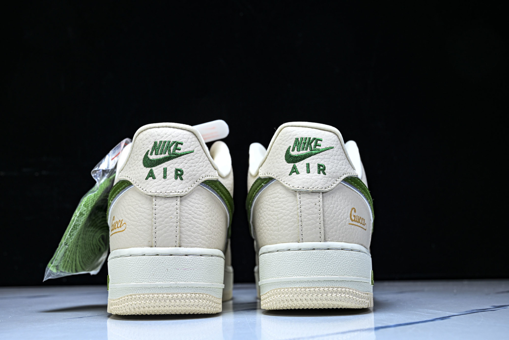 NK Air Force 1'07 Low 古驰联名 白棕绿 空军一号低帮休闲板鞋 YF9511-804