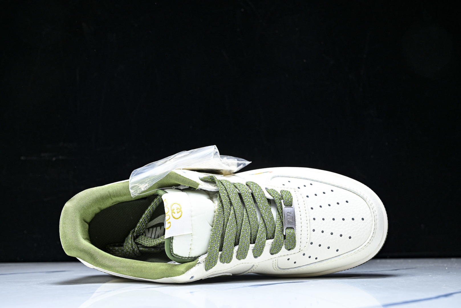NK Air Force 1'07 Low 古驰联名 白棕绿 空军一号低帮休闲板鞋 YF9511-804