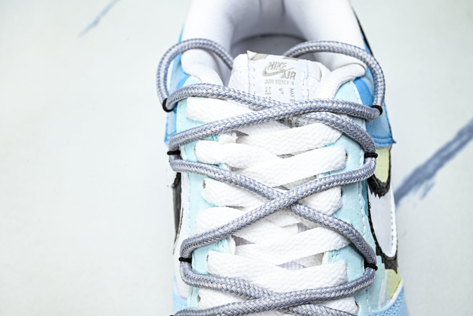 NK Air Force 1'07 Low 手绘涂鸦 电玩蓝调 空军一号低帮休闲板鞋 FB8917-30