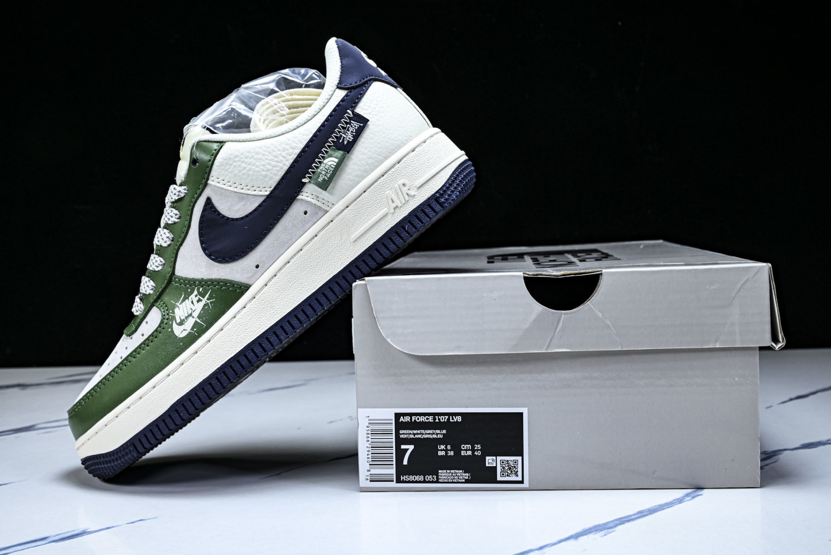 Nk Air Force 1'07 LV8 空军一号低帮休闲鞋 HS8068 053#尺码 36 36.