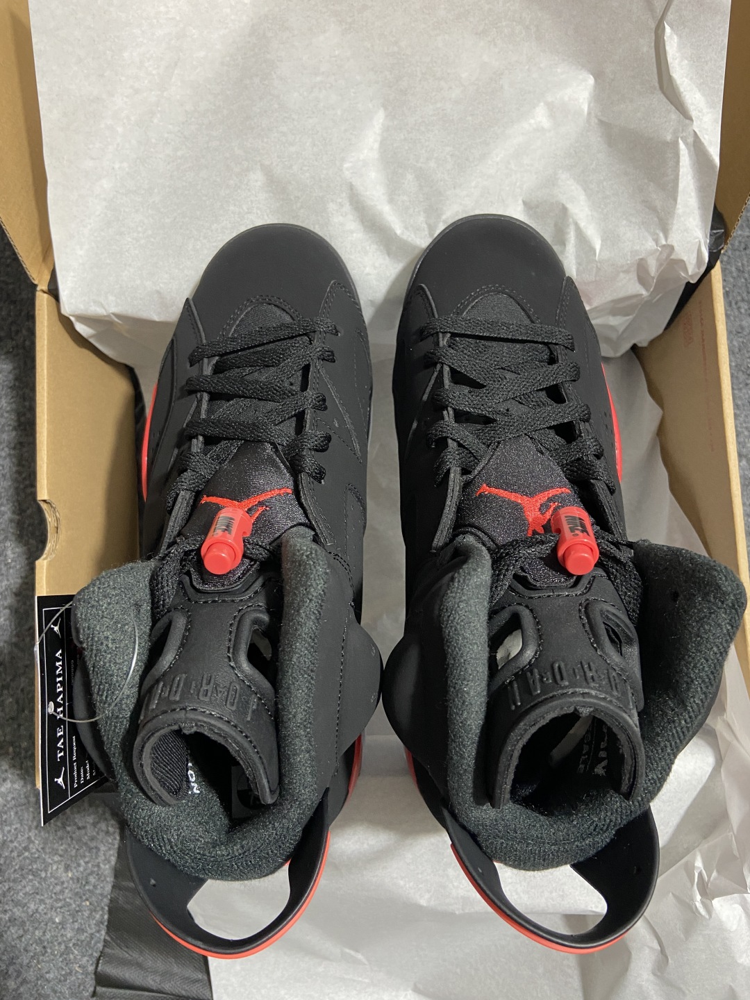 纯原版‼️aj6黑红 高帮 红外线尺码：40-47.5Air Jordan 6 “Reverse Inf