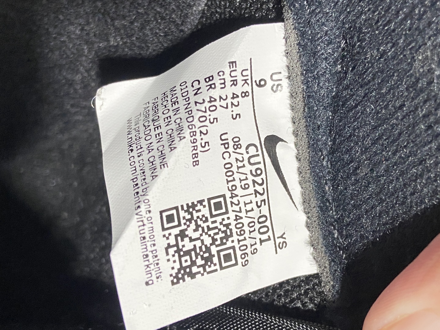 AF1黑色 尺码:36-47.5纯原版出品-Supreme x NK Air Force 1 Low B