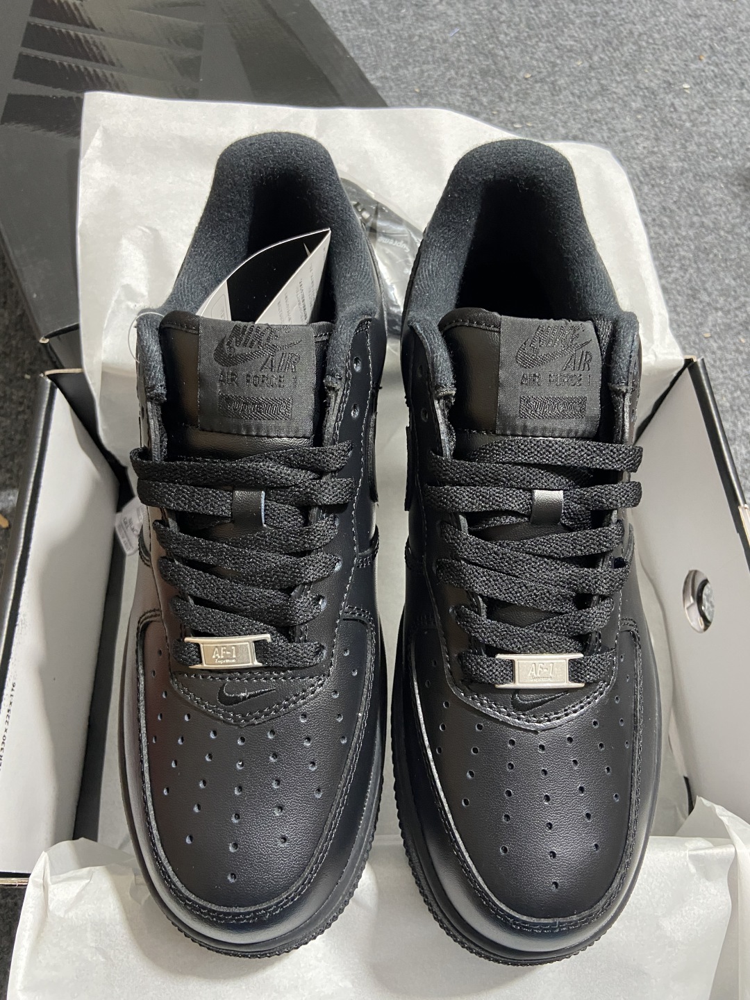 AF1黑色 尺码:36-47.5纯原版出品-Supreme x NK Air Force 1 Low B