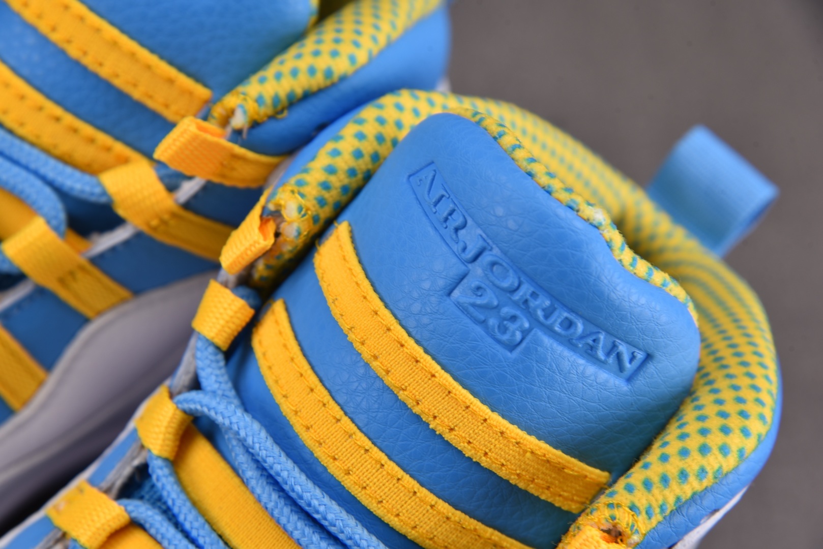 AJ10 尺码:40-47.5纯原出品-Air Jordan 10 Retro HOH 白蓝 HJ677