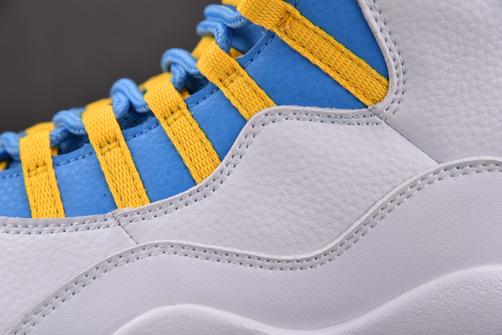 AJ10 尺码:40-47.5纯原出品-Air Jordan 10 Retro HOH 白蓝 HJ677