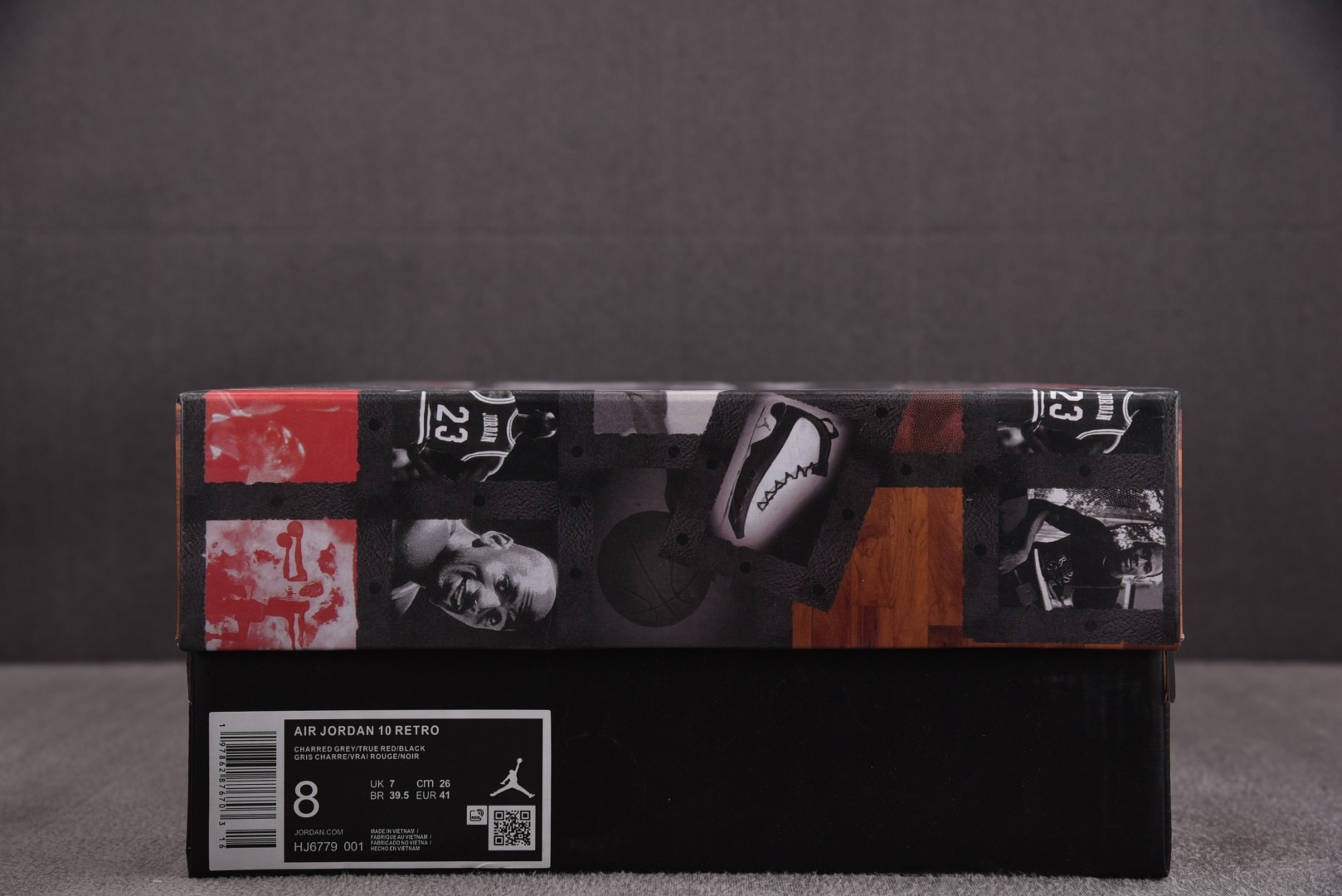 AJ10 尺码:40-47.5纯原出品-Air Jordan 10 Retro Shadow 黑灰 HJ