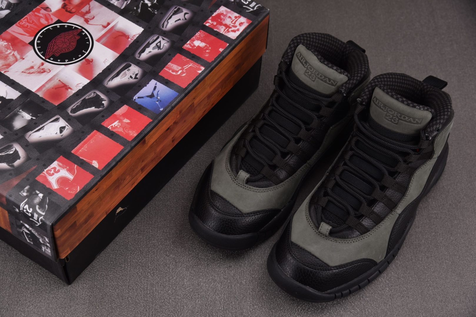 AJ10 尺码:40-47.5纯原出品-Air Jordan 10 Retro Shadow 黑灰 HJ