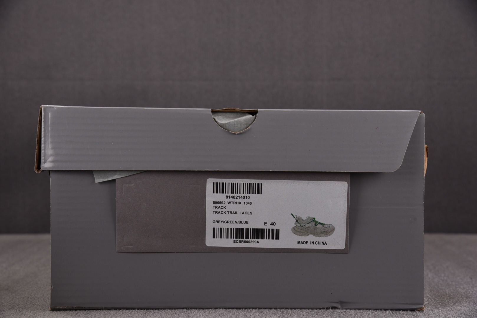 Balenciaga 尺码:35-46 超重偏大一码纯原-Balenciaga Track 灰绿绑带 Y