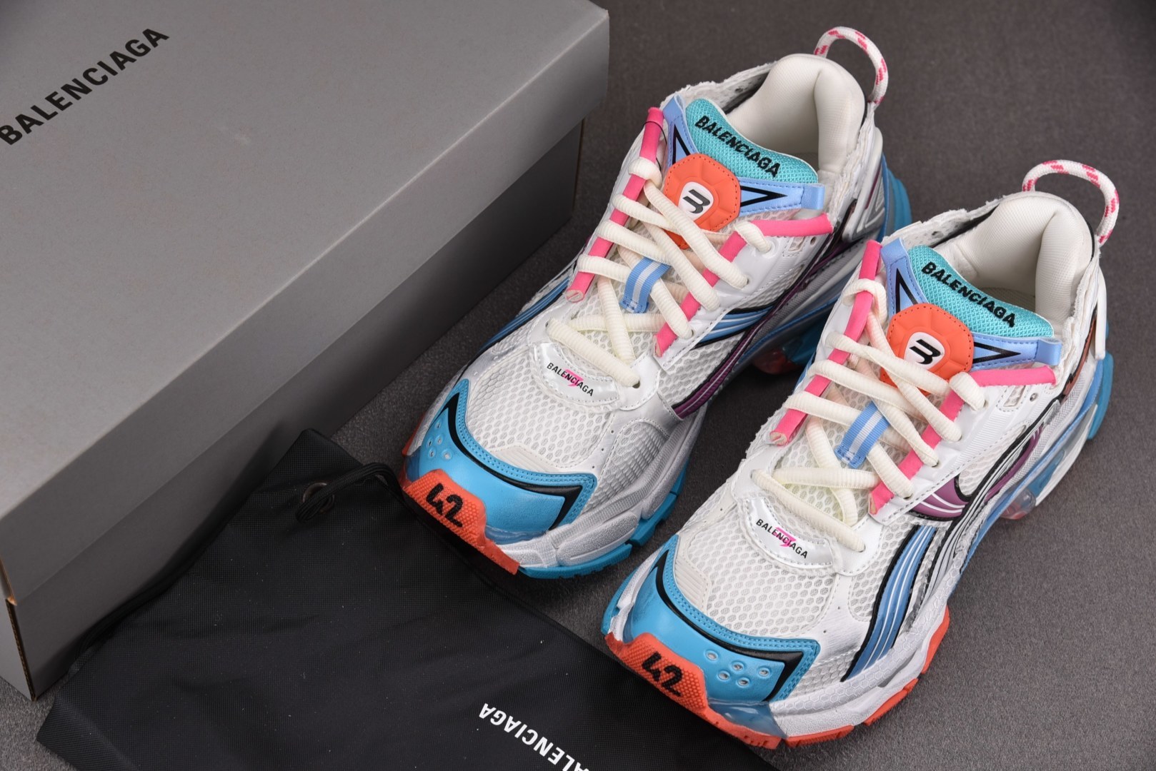 Balenciaga 尺码:35-46 超重偏大一码纯原-Balenciaga Runner 彩色 YZ