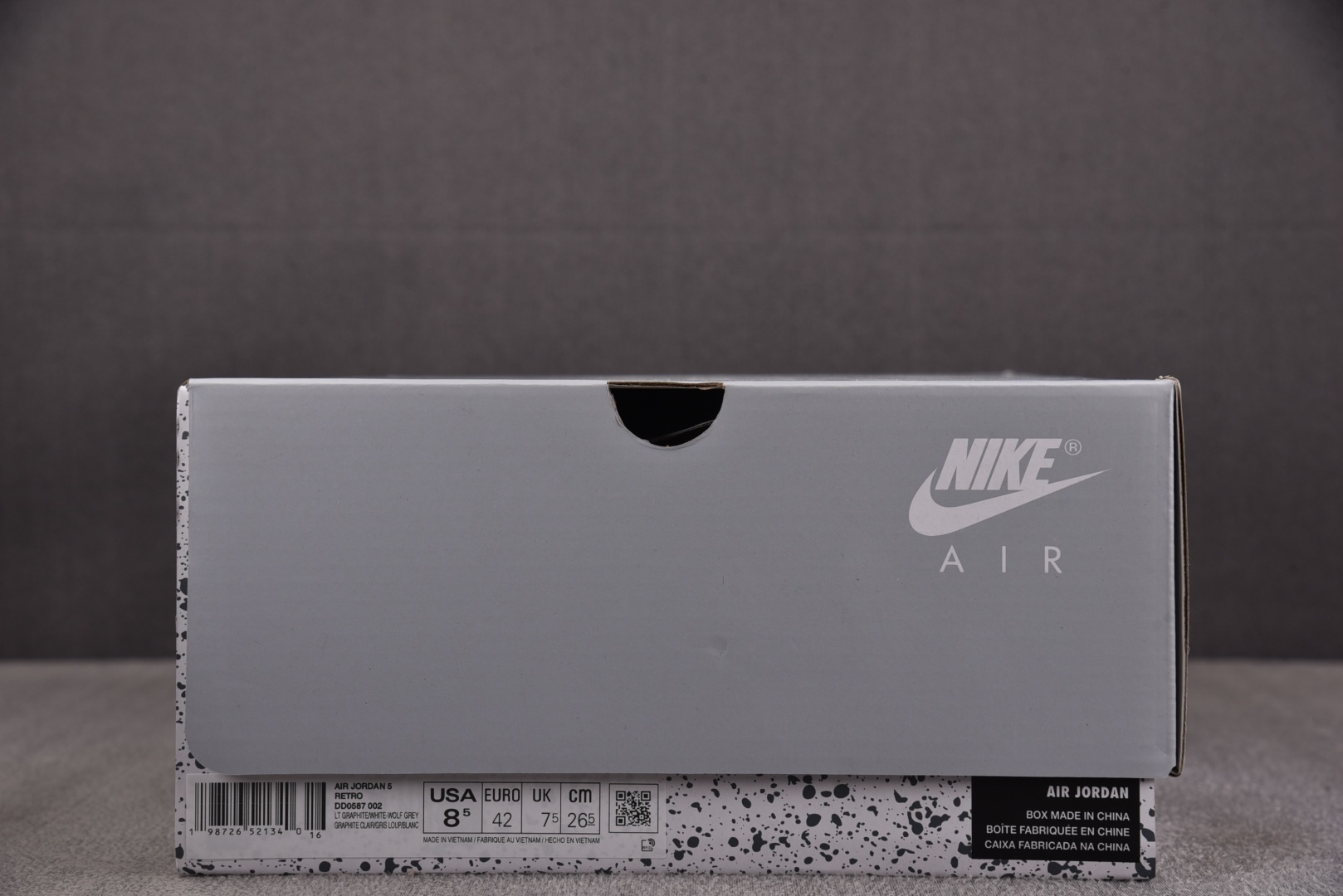 AJ5 尺码:40-47.5纯原-Air Jordan 5 Retro Wolf Grey 灰色 DD0