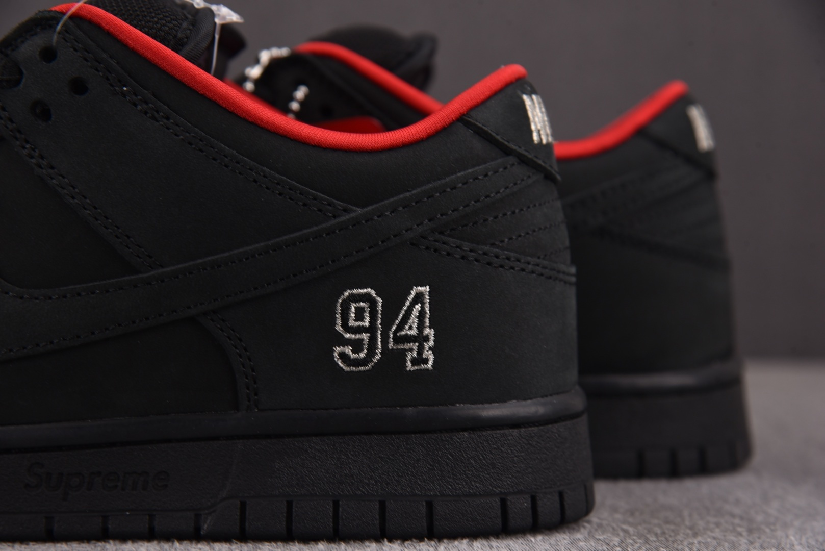 Dunk 尺码:40-47.5纯原出品-SB Dunk Low Supreme 94 Black 黑色 