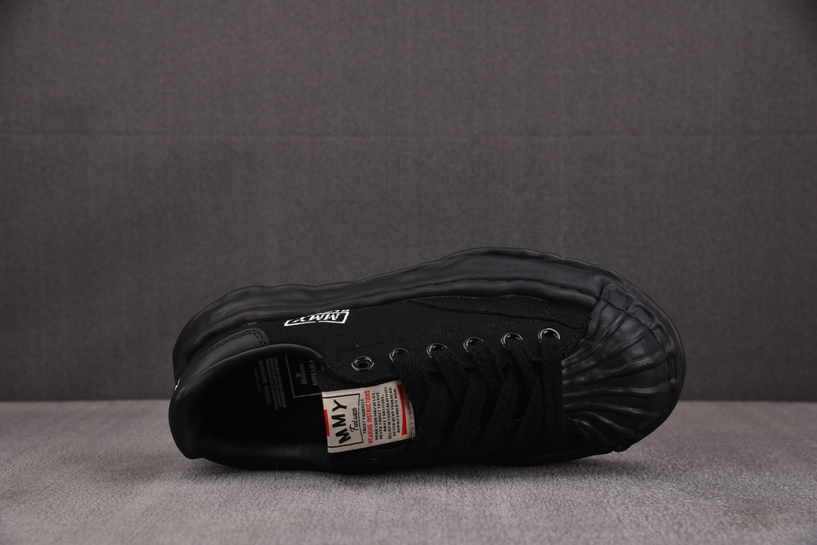 MMY 尺码36-45纯原版出品-MIHARA YASUHIRO 黑色白刺绣 No.707 YZ022尺