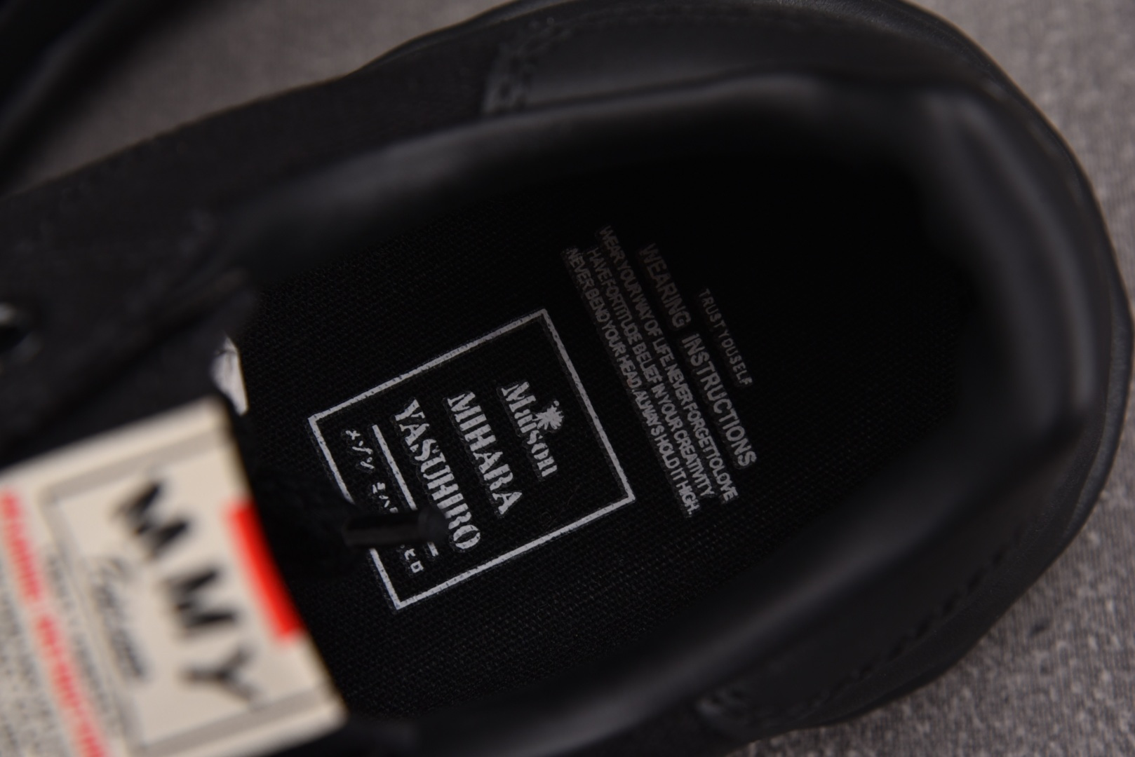 MMY 尺码36-45纯原版出品-MIHARA YASUHIRO 黑色白刺绣 No.707 YZ022尺