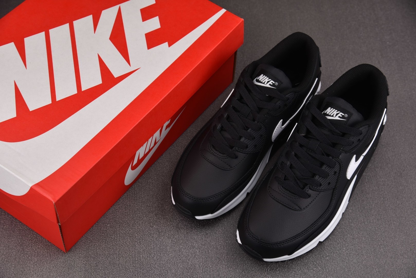Max 尺码:36-46纯原出品-NK Air Max 90 LTR Black White 黑白 CD