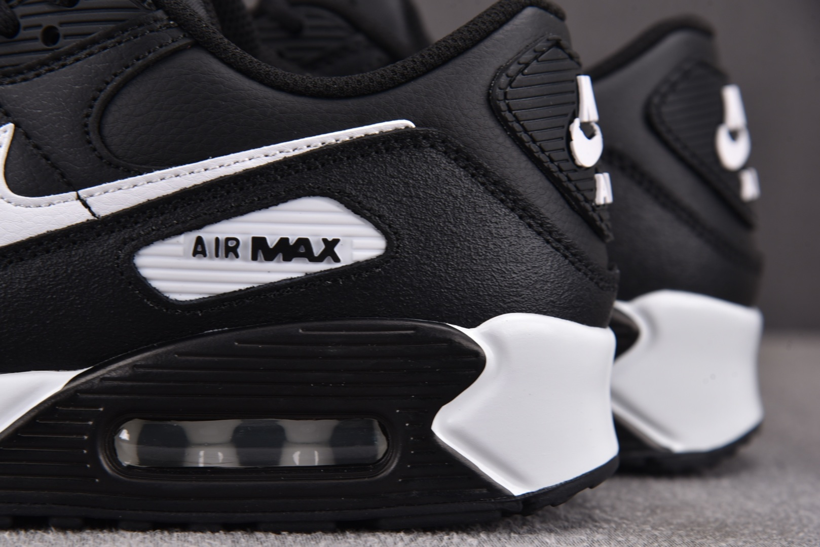 Max 尺码:36-46纯原出品-NK Air Max 90 LTR Black White 黑白 CD