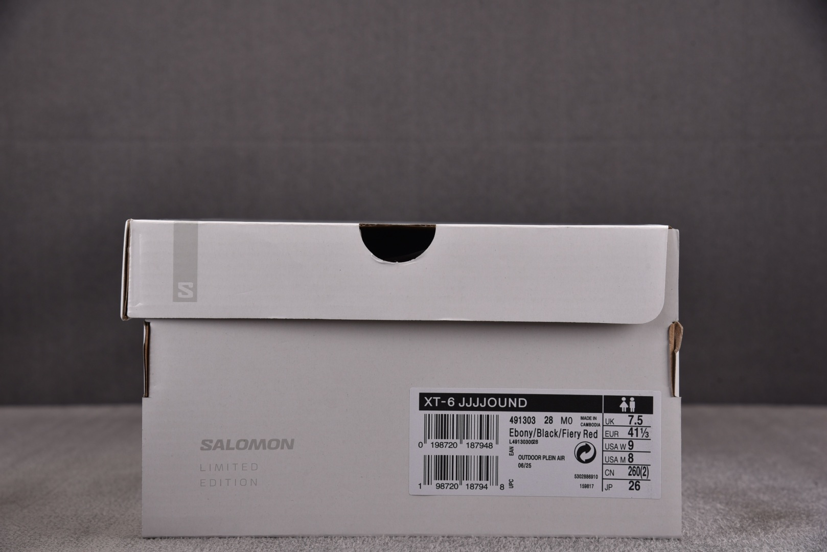 Salomon 尺码:36-46.5纯原版出品-Salomon XT-6 JJJJound Black 