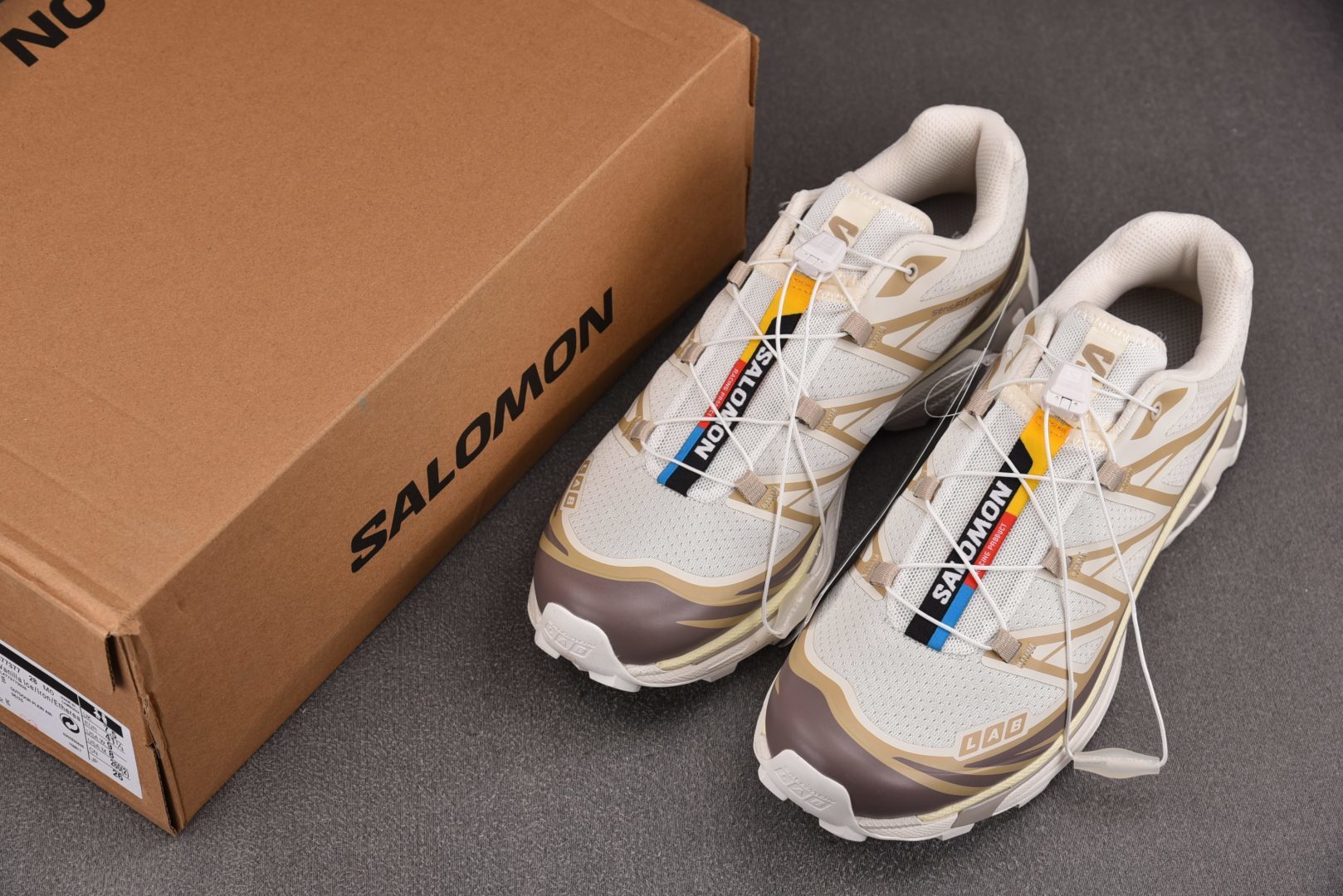 Salomon 尺码:36-46.5纯原版出品-Salomon XT-6 Vanilla Ice Iro