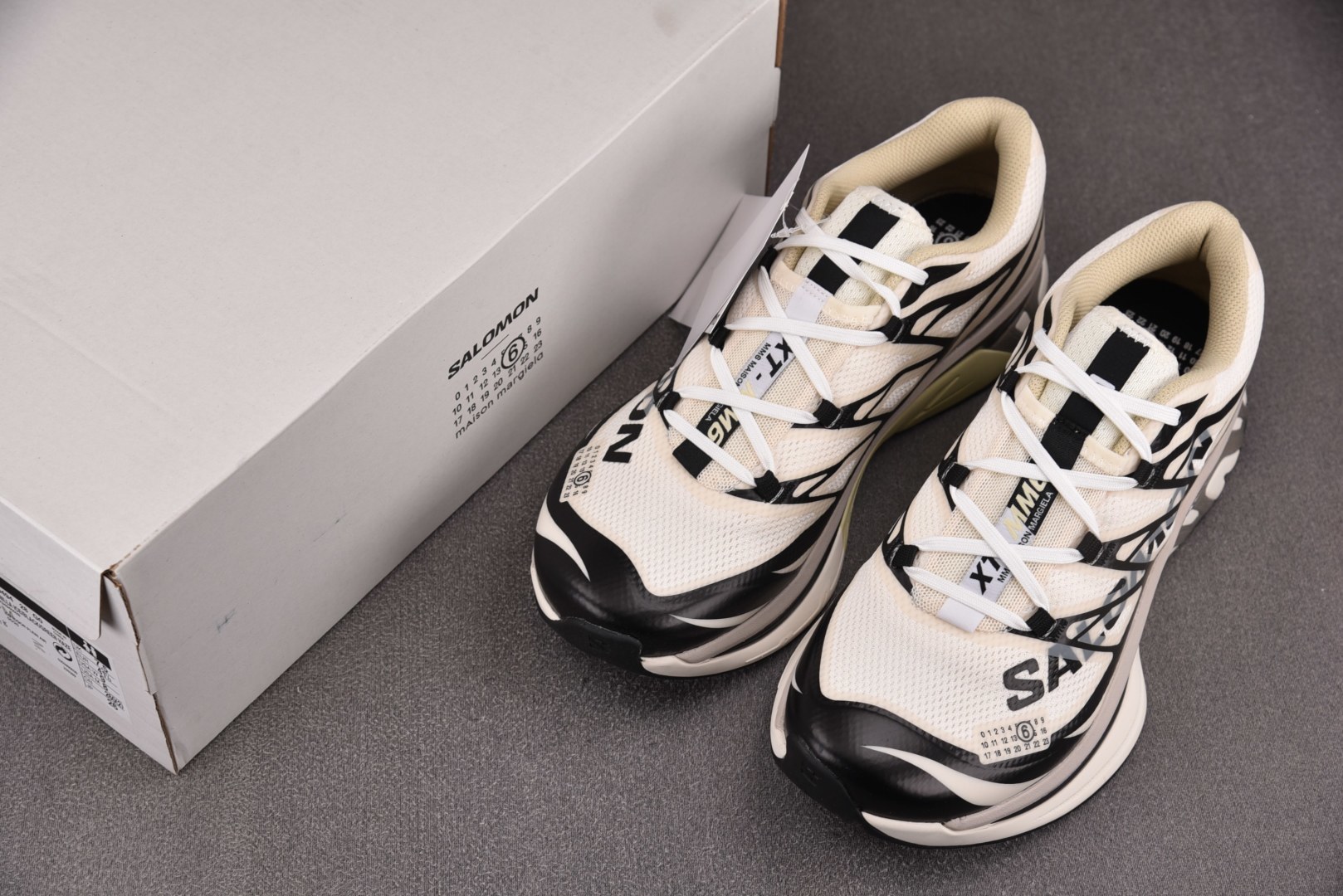 Salomon 尺码:36-45纯原版出品-MM6 Salomon XT-6 米棕黑 28 YZ024尺