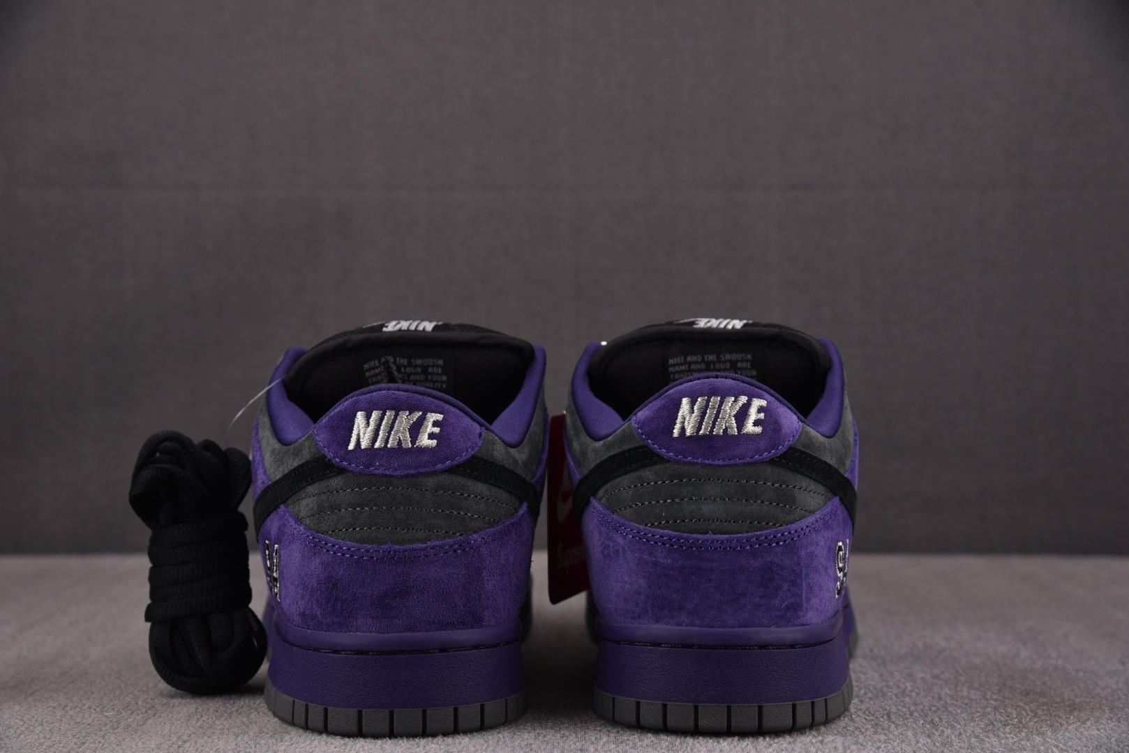 Dunk 尺码:36-47.5纯原出品-SB Dunk Low Supreme 94 Ink 墨水 黑紫