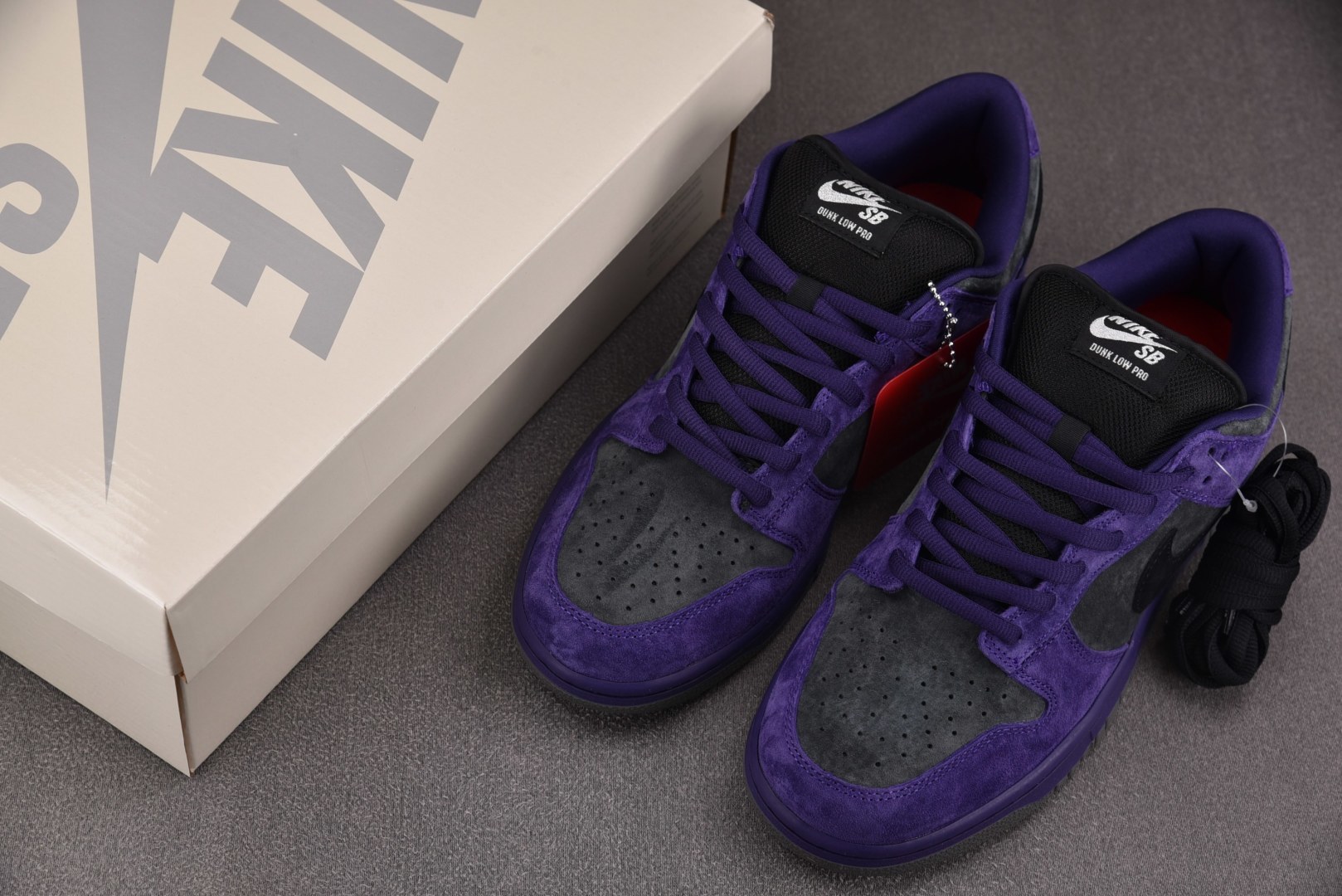 Dunk 尺码:36-47.5纯原出品-SB Dunk Low Supreme 94 Ink 墨水 黑紫