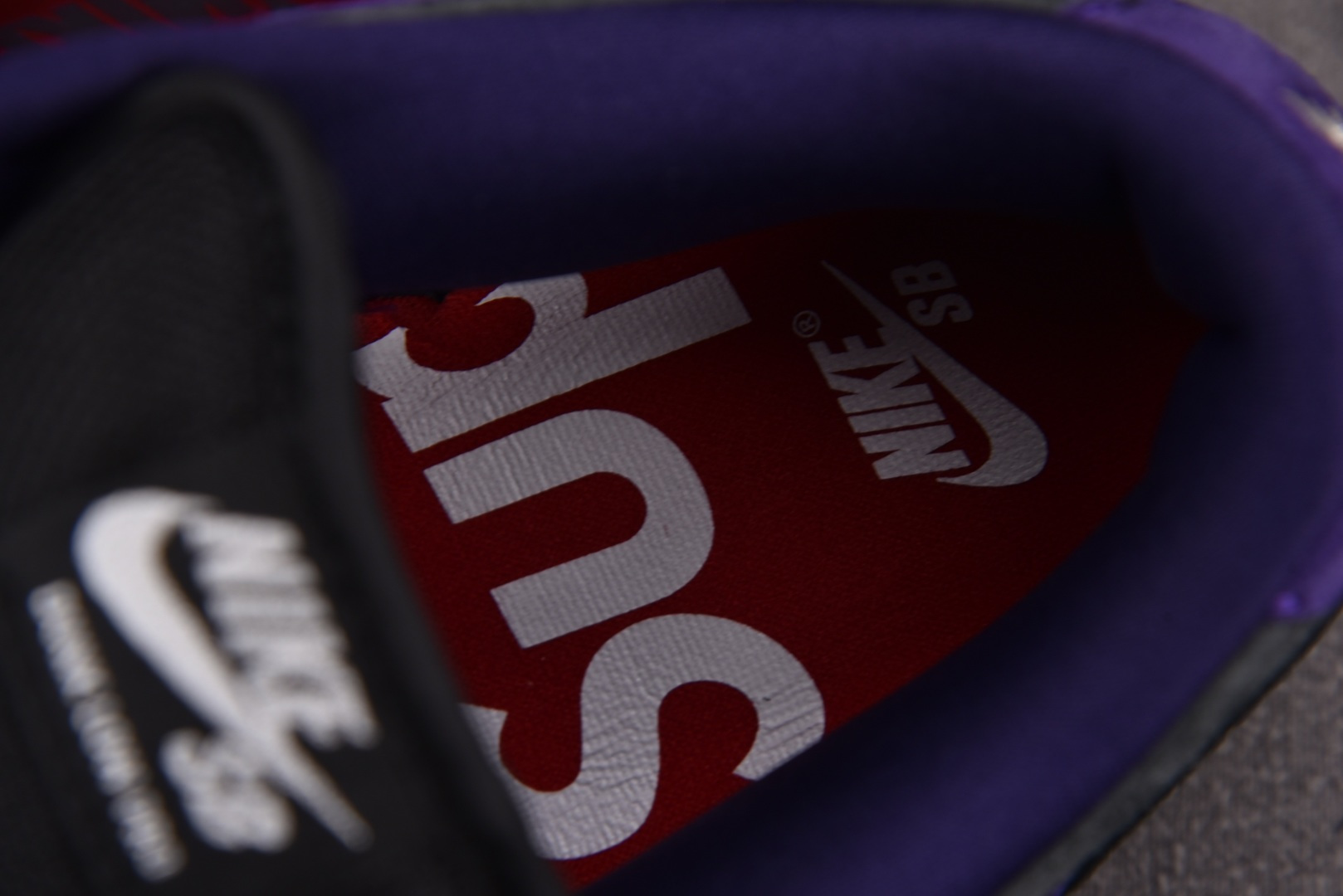 Dunk 尺码:36-47.5纯原出品-SB Dunk Low Supreme 94 Ink 墨水 黑紫