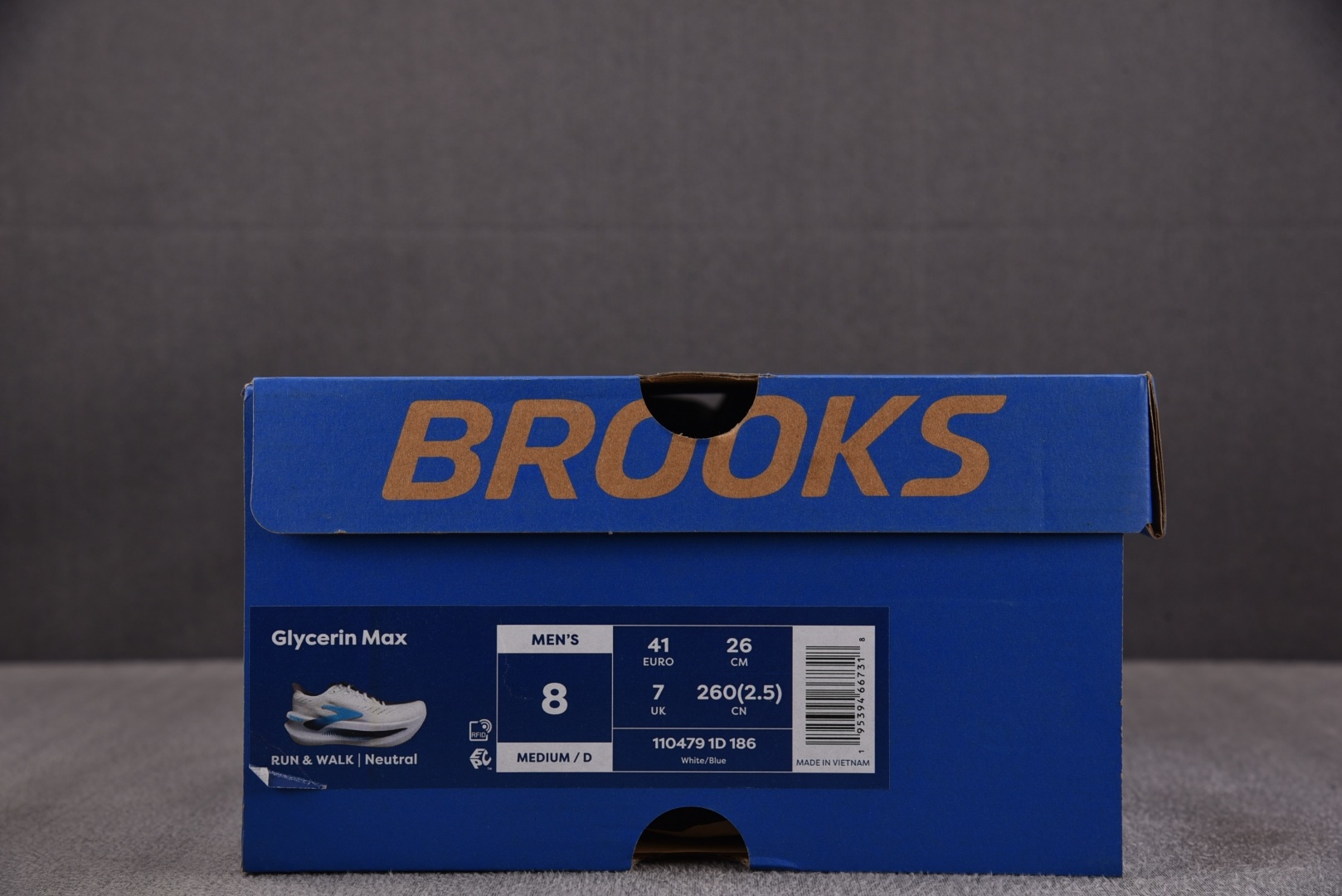 Brooks 尺码:36-45纯原出品-Brooks 布鲁克斯 Glycerin Max 白蓝 YZ03