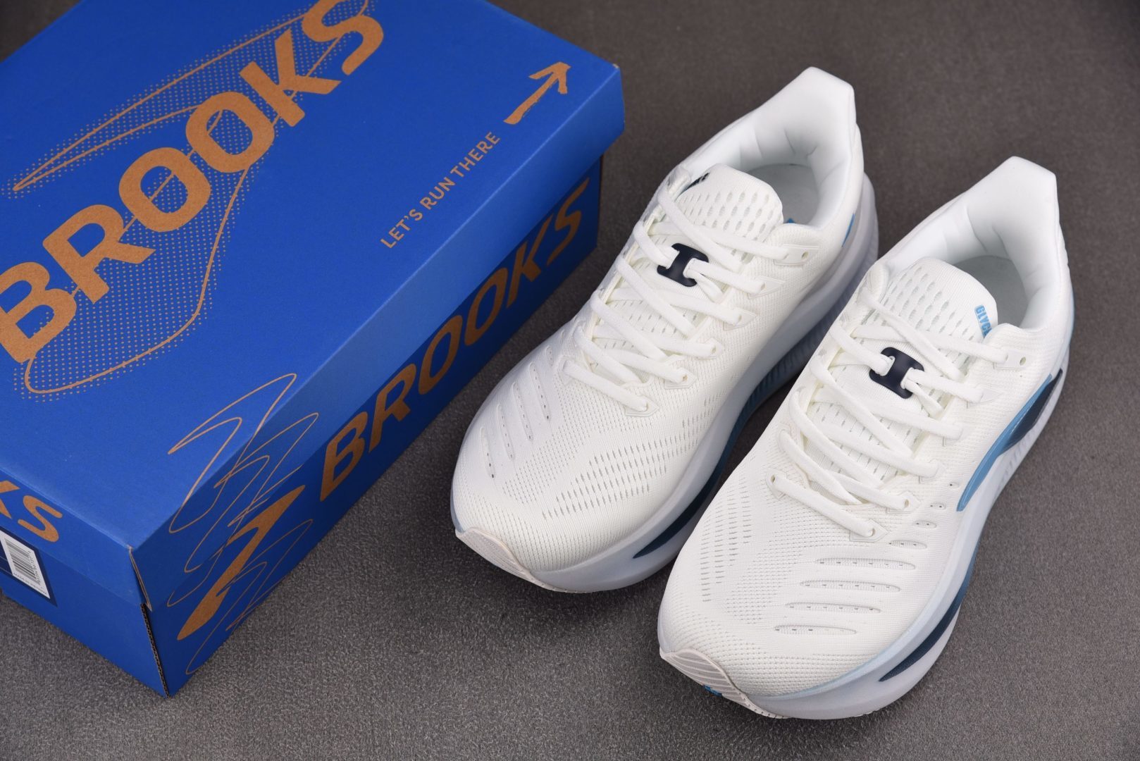 Brooks 尺码:36-45纯原出品-Brooks 布鲁克斯 Glycerin Max 白蓝 YZ03