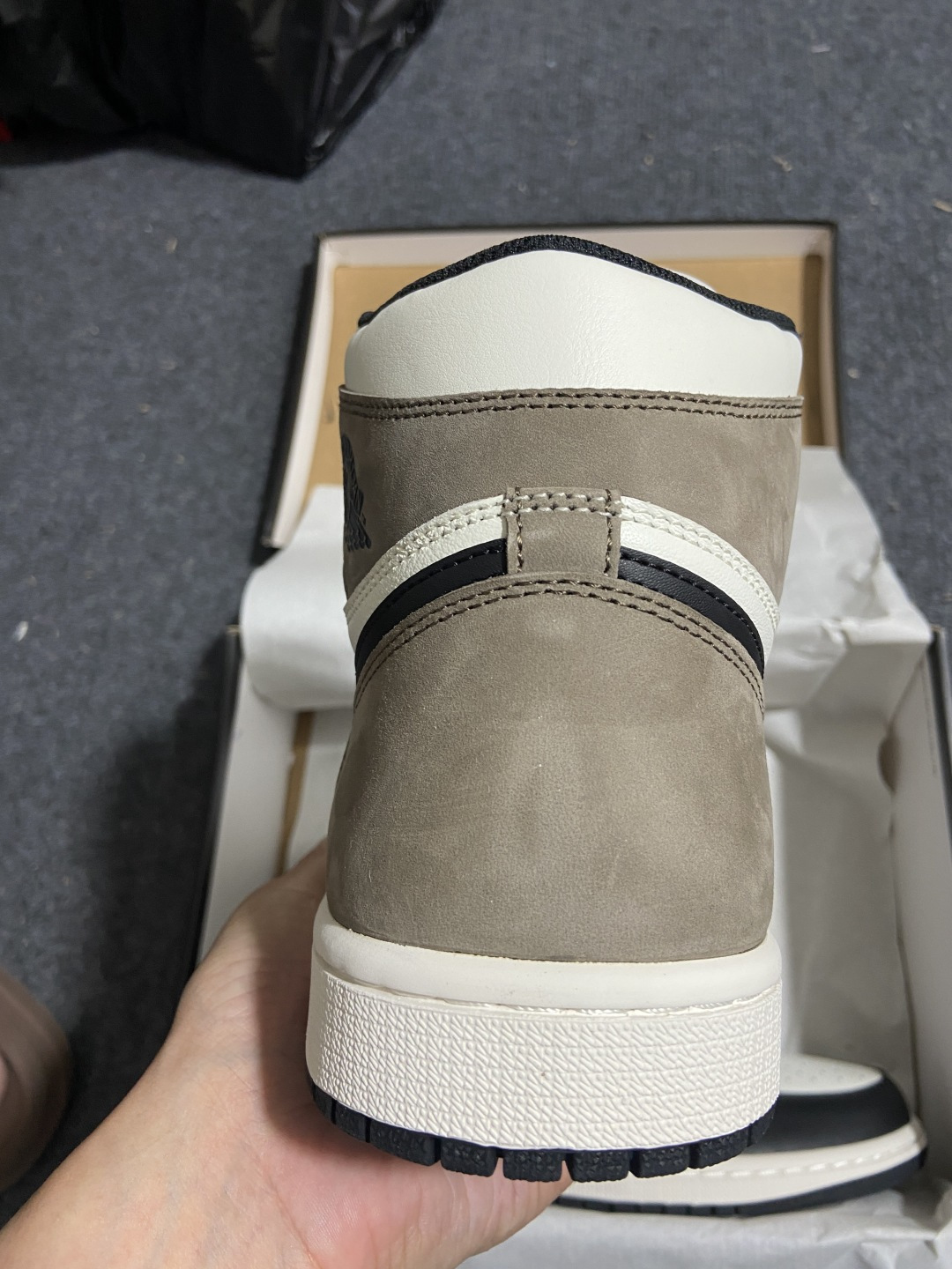 AJ1黑摩卡 尺码36-47.5纯原出品-Air Jordan 1 Retro High OG‘Dark