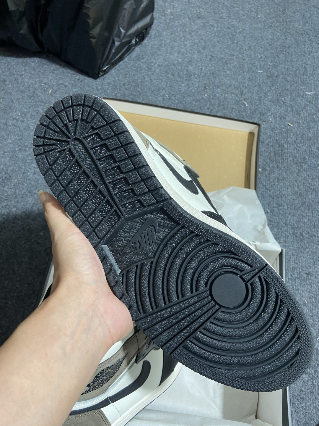 AJ1黑摩卡 尺码36-47.5纯原出品-Air Jordan 1 Retro High OG‘Dark