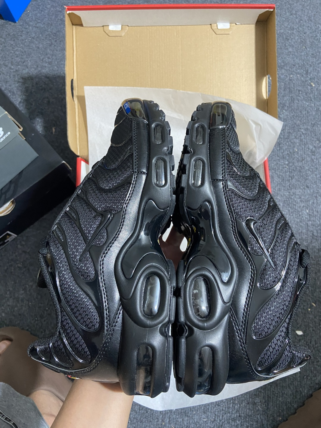 Max 尺码:36-47.5纯原版出品-NK Air Max Plus Triple Black 全黑 
