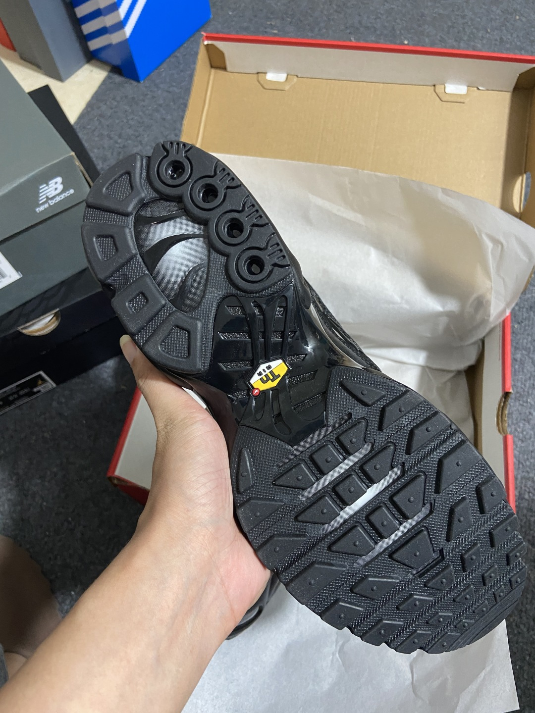 Max 尺码:36-47.5纯原版出品-NK Air Max Plus Triple Black 全黑 