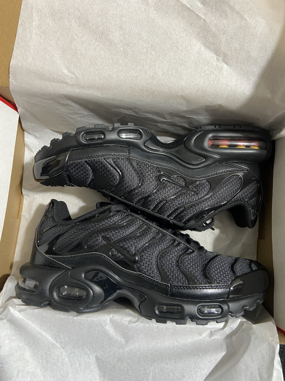 Max 尺码:36-47.5纯原版出品-NK Air Max Plus Triple Black 全黑 